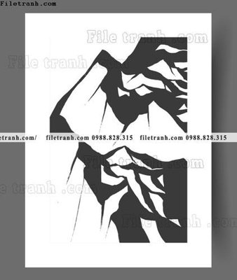 File tranh tranh truu tuong don gian phong cach bac au 1592 (gốc) in trên kính