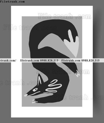 Tải file tranh truu tuong don gian phong cach bac au 1601 (gốc) in ấn ngay lập tức