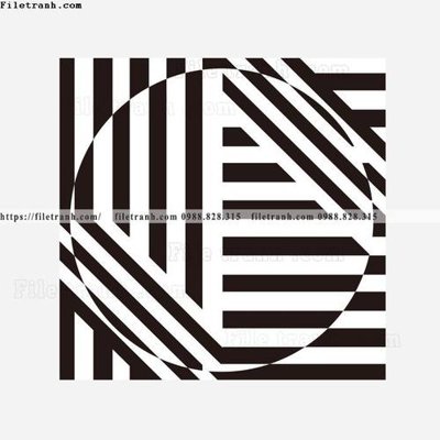 Chi tiết file gốc tranh truu tuong hinh vuong 1 tam 505 (cho in tráng gương)