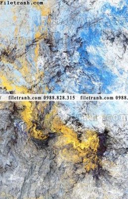 File tranh gốc in trần nhà tranh truu tuong mau nuoc in canvas dep 660 3D