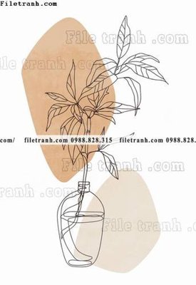 File gốc tranh truu tuong minimalis toi gian 616 (PNG) nền trong suốt