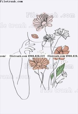 Tải file gốc tranh truu tuong minimalis toi gian 626 (in khổ lớn) không mờ