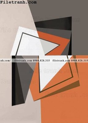 File tranh tranh truu tuong toi gian 147 (file gốc) chủ đề phong thủy