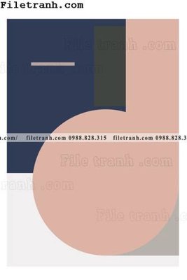 File gốc tranh truu tuong toi gian 154 (dành cho trang trí nội thất)