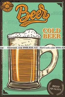 File gốc tranh ve bia co dien quan bia 1530 (in tráng gương) sang trọng