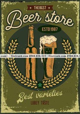 Mua file ảnh gốc tranh ve bia co dien quan bia 1540 (chất lượng cao)