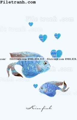 File tranh tranh ve hoat hinh phong tre em 142 (bản gốc) in lụa 3D