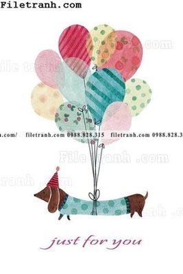 File in ấn tranh ve hoat hinh phong tre em 218 (bản gốc) cao cấp