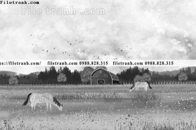 File PSD tranh ve mau nuoc 1530 (chất lượng in ấn)