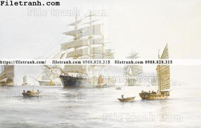 File tranh tranh ve son dau thuan buom xuoi gio 2002 (ảnh gốc) độ nét vượt trội