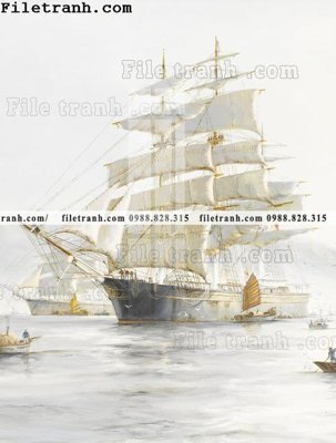 File tranh tranh ve son dau thuan buom xuoi gio 2029 (ảnh gốc) chi tiết rõ ràng