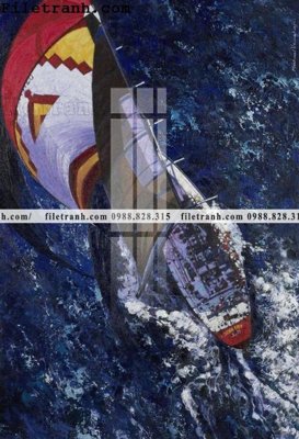 Download file tranh ve son dau thuan buom xuoi gio 2050 (gốc) in mica bàn thờ