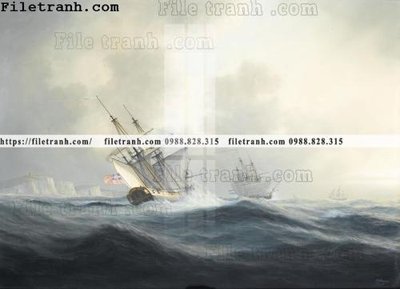 File tranh gốc tranh ve son dau thuan buom xuoi gio 2111 (bản quyền) file PSD