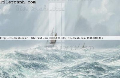 File gốc tranh ve son dau thuan buom xuoi gio 2124 (in 3D) nghệ thuật