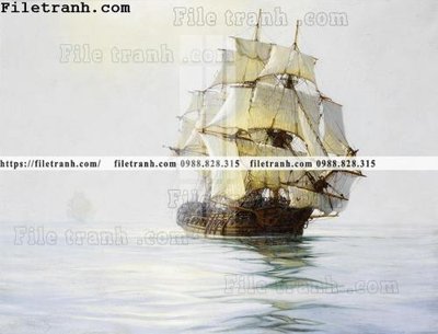 File in mica tranh ve son dau thuan buom xuoi gio 2163 (bản gốc) siêu trong