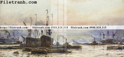 File gốc tranh ve son dau thuan buom xuoi gio 2203 cho in ấn và thiết kế