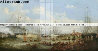 File tranh gốc tranh ve son dau thuan buom xuoi gio 2211 chủ đề hiện đại