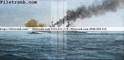 File gốc tranh ve son dau thuan buom xuoi gio 2282 (trang trí) phòng trẻ em