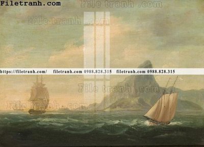 File PSD tranh ve son dau thuan buom xuoi gio 2321 (nguyên gốc) chất lượng cao