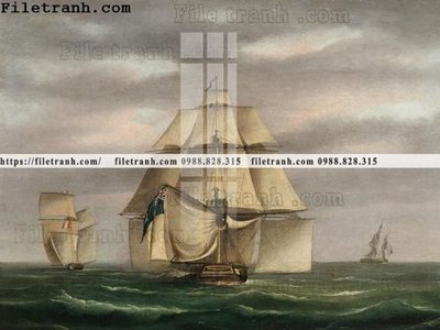 File tranh tranh ve son dau thuan buom xuoi gio 2323 (gốc) chủ đề thiên nhiên