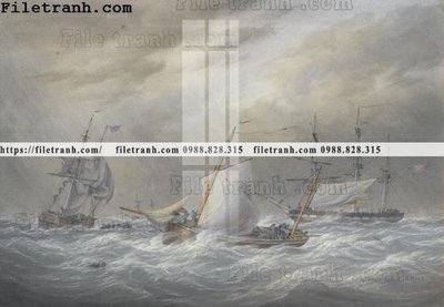 Tải về hình ảnh gốc tranh ve son dau thuan buom xuoi gio 2333 sắc nét