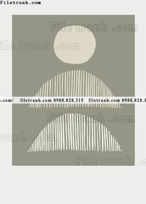 File gốc tranh ve tay truu tuong don gian 615 (in tráng gương) hiện đại