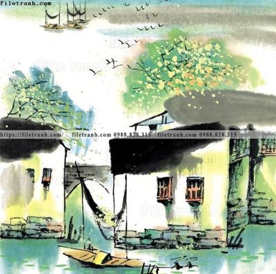 Tải file tranh ve thi tran giang nam 840 (gốc) in ấn ngay lập tức