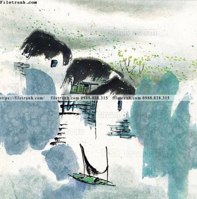 Tải file tranh ve thi tran giang nam 865 (ảnh gốc) in gạch 3D