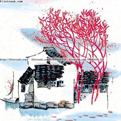 Tệp tin gốc tranh ve thi tran giang nam 920 (chất lượng cao) tranh ve thi tran giang nam 920