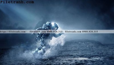 File ảnh gốc tranh vu tru phi hanh gia 121 (chuyên in mica)