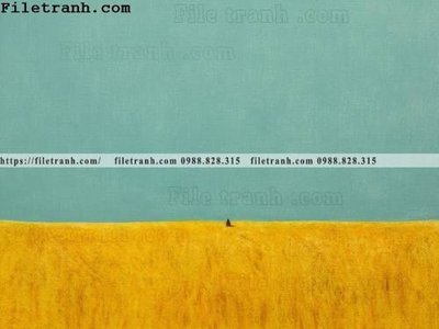 File gốc tranh vuong thich hop cua Phap 118 (in lụa) tranh mã đáo