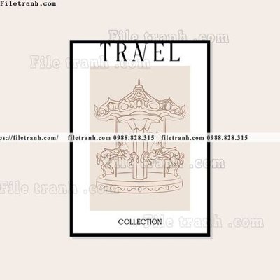 File in trần travel ban do 1534 (file gốc) hoa văn 3D