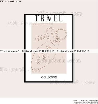 File gốc travel ban do 1541 (in lụa) họa tiết 3D