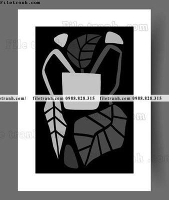 File ảnh truu tuong toi gian hien dai dep 1530 (gốc) in decal dán tường