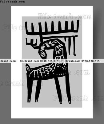 File tranh gốc in trần nhà truu tuong toi gian hien dai dep 1555 3D