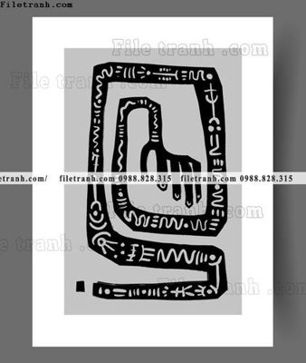 File tranh in trần truu tuong toi gian hien dai dep 1571 (ảnh gốc siêu nét)