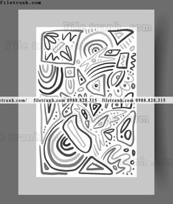 File tranh truu tuong toi gian hien dai dep 1633 (gốc) chủ đề thiên nhiên