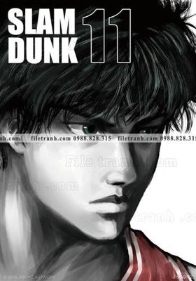 File tranh truyen tranh Slam Dunk 510 (ảnh gốc) in trần 3D
