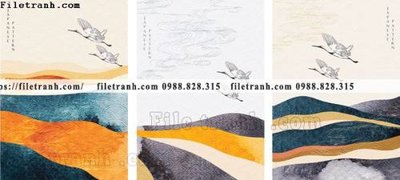 File in trần vector bo 3 truu tuong 1506 (bản gốc) mây trời