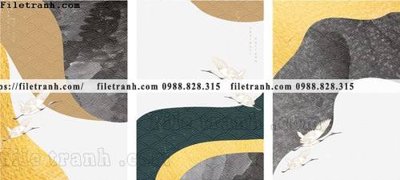 File tranh vector bo 3 truu tuong 1507 (gốc) chủ đề tĩnh vật