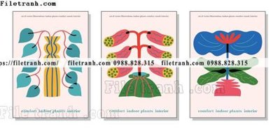 File gốc vector bo 3 truu tuong dep 1506 (in lụa) cao cấp