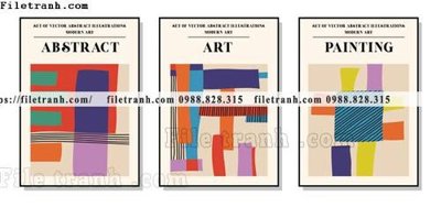 Download file gốc vector bo 3 truu tuong dep 1513 (độ nét cao)