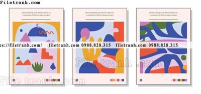 Tải về file tranh gốc vector bo 3 truu tuong dep 1521 (để in quảng cáo)