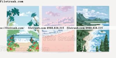 File tranh gốc vector hinh anh bai bien dep tho mong 1509 (bản quyền) file PSD