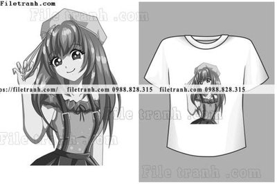 File in trần vector hinh anh co gai tranh doc 1602 (file gốc) xuyên sáng