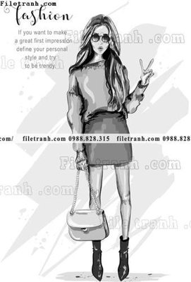 Tải file vector hinh anh style thoi trang nu 1526 (gốc) làm file thiết kế