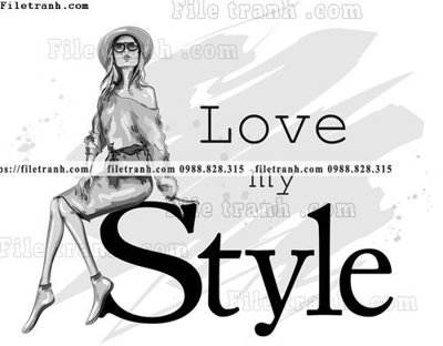 File PSD vector hinh anh style thoi trang nu 1531 (gốc) cho in quảng cáo