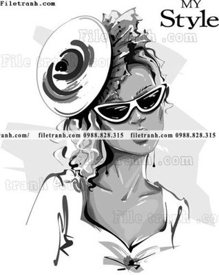 File gốc vector hinh anh style thoi trang nu 1569 (phong cách) châu Âu