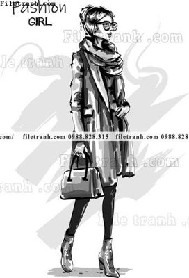 Hình ảnh file gốc vector hinh anh style thoi trang nu 1592 (chất lượng cao)