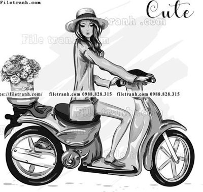 Tải file gốc vector hinh anh thoi trang nu 1535 dùng cho in ấn